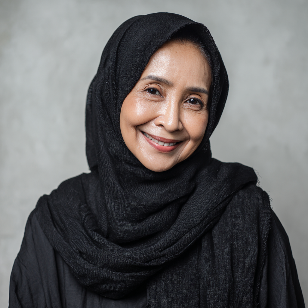 Kak Jah dari Shah Alam tersenyum puas hati selepas menjual emas lama kepada Emas Bonda.